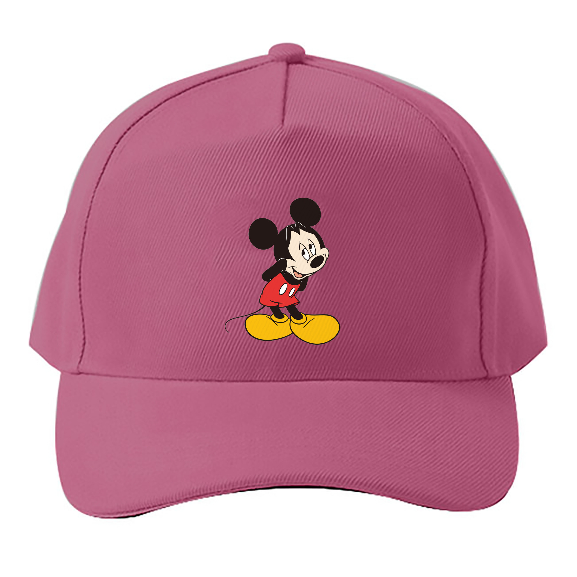 （画像用） ミッキーマウス Mickey Mouse ベースボールキャップ 綿100％ 男女兼用 帽子 スポーツ